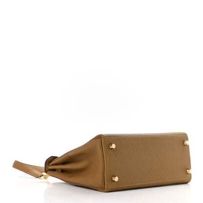Hermes Togo Kelly Retourne 25 Bronze Dore 4 of 10