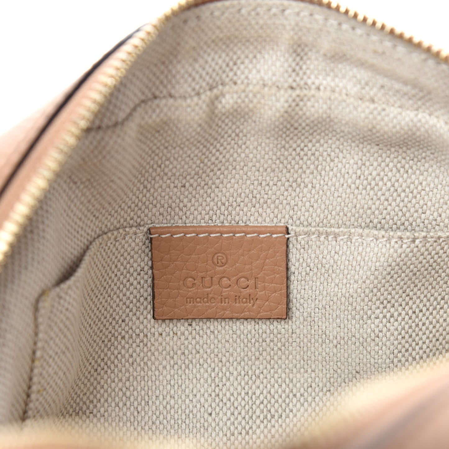 Pebbled Calfskin Small Soho Disco Bag Rose Beige