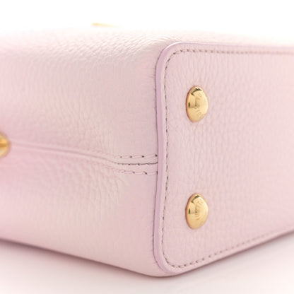 Louis Vuitton Taurillon LV Ski Capucines Mini Pearly Lilac 8 of 9