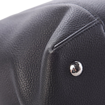 Louis Vuitton Veau Cachemire Soft Lockit MM Black 13 of 20