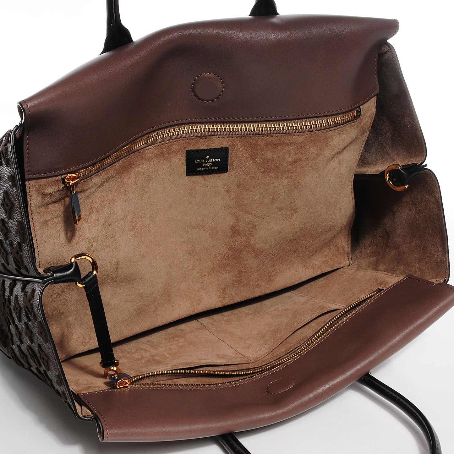 Cuir Orfevre Veau Cachemire Tote W GM Gris