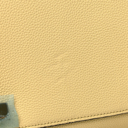 Celine Drummed Calfskin Medium Phantom Luggage Cream 11 of 11