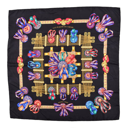 Hermes Silk Les Rubans Du Cheval Scarf 90 1 of 5