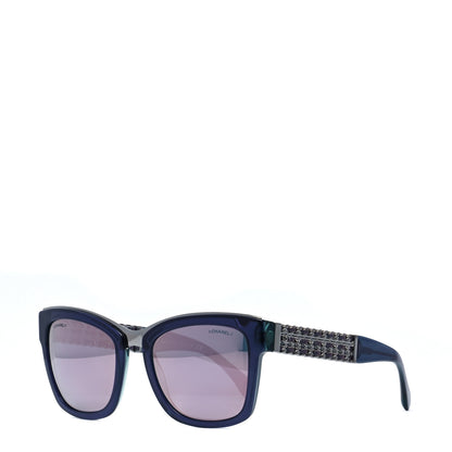 Chanel Square Chain Sunglasses 5362-Q Blue 1 of 8