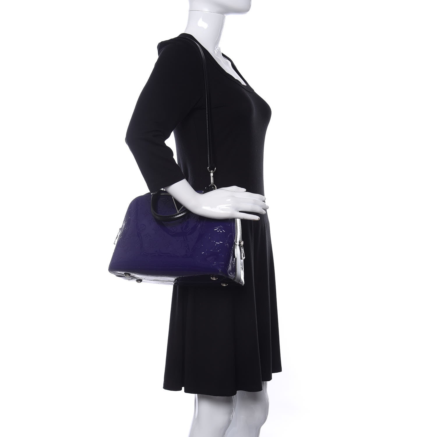 Louis Vuitton Vernis Melrose Blueberry 2 of 11