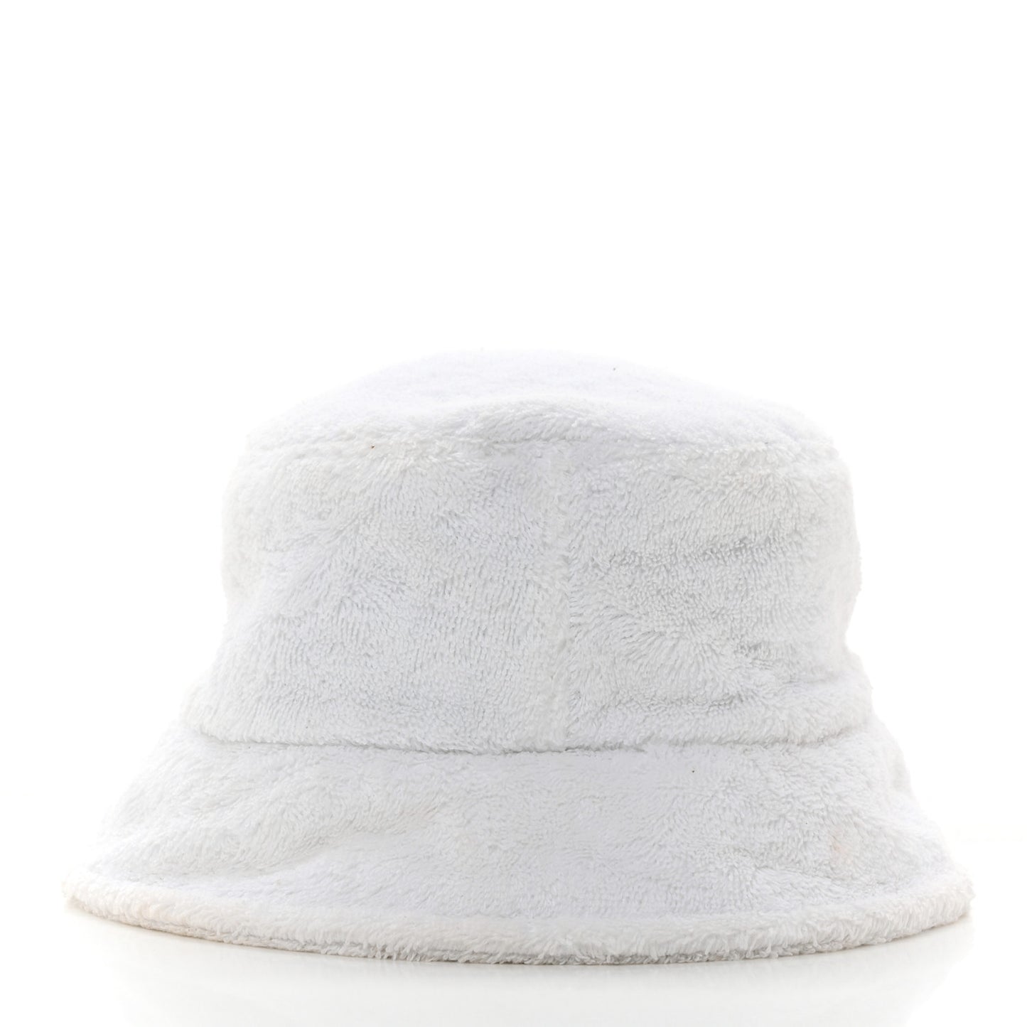 Terry Cloth CC Bucket Hat L White