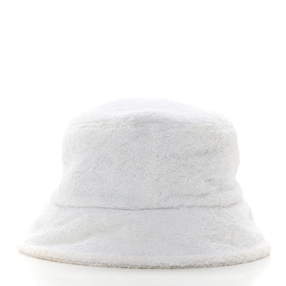 Chanel Terry Cloth CC Bucket Hat L White 6 of 12