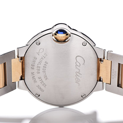 Cartier Stainless Steel 18K Yellow Gold 28mm Ballon Bleu De Cartier Quartz Watch 5 of 8
