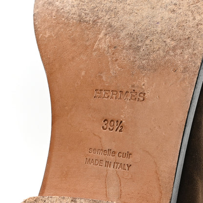 Hermes Suede Kelly Jumping Boots 39.5 Marron Ebene 7 of 8