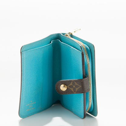 Louis Vuitton Monogram Groom Compact Zip Wallet Blue 5 of 8
