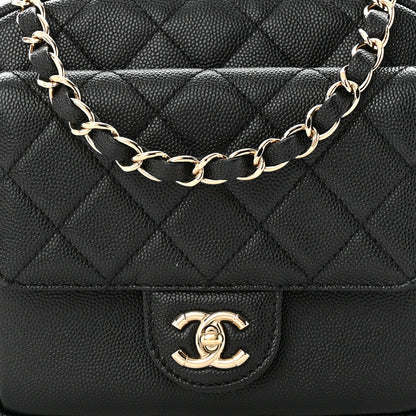 Chanel Caviar Quilted CC Day Camera Case Black 8 of 11