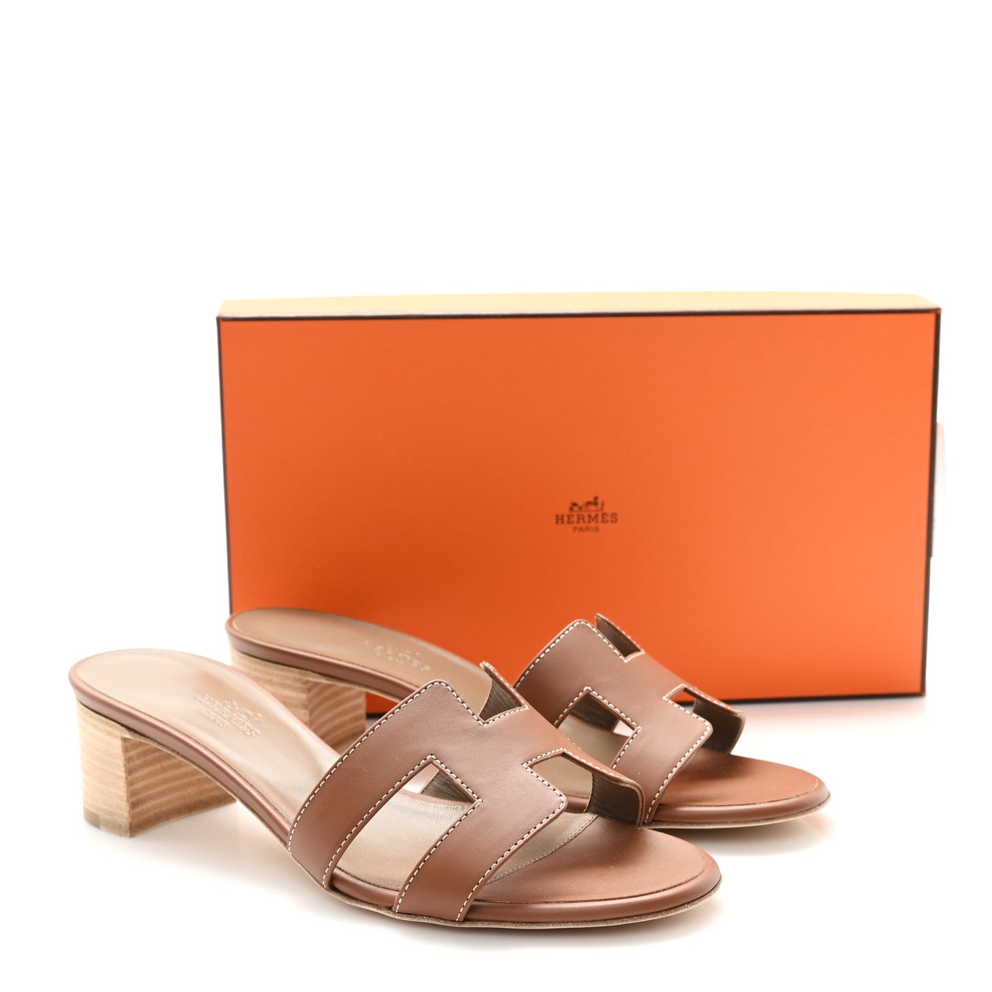 Calfskin Oasis Sandals 38 Gold