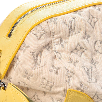 Louis Vuitton Monogram Denim Pochette Round Yellow 8 of 8