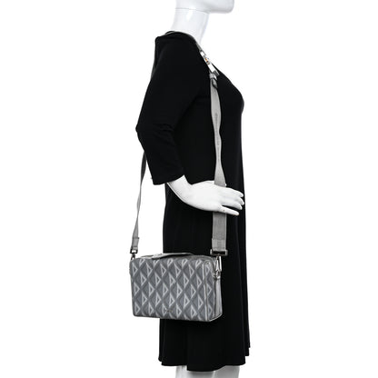 Christian Dior Coated Canvas CD Diamond Lingot 22 Bag Gray 2 of 12