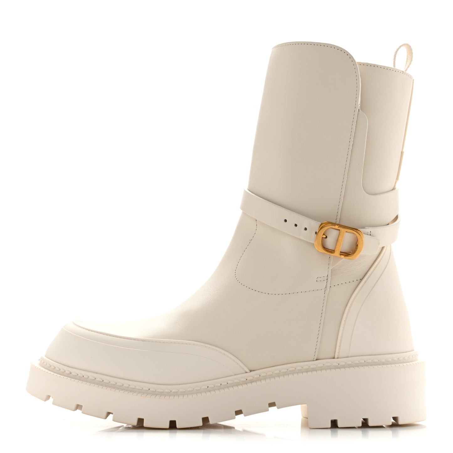Calfskin Empreinte Ankle Boot 39 White