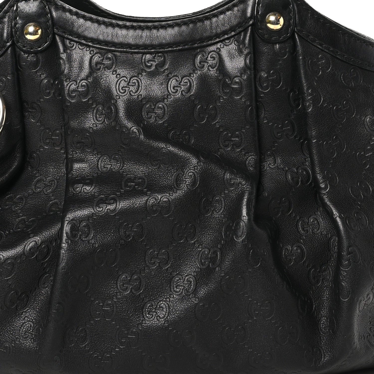 Gucci Guccissima Medium Sukey Tote Black 8 of 13