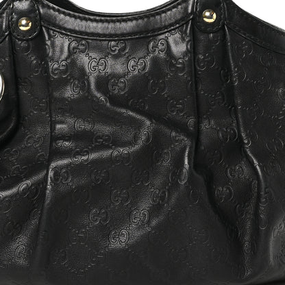 Gucci Guccissima Medium Sukey Tote Black 8 of 13