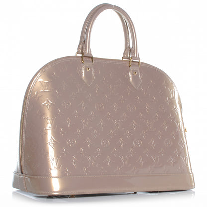 Louis Vuitton Vernis Alma GM Beige Poudre 3 of 7