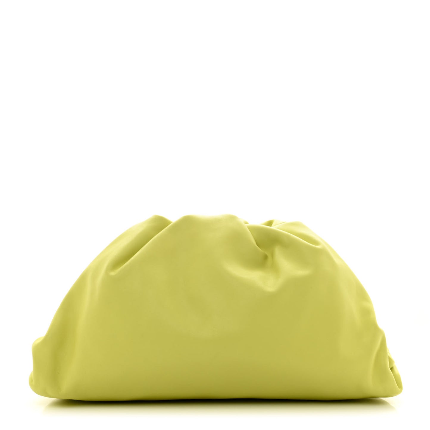Smooth Butter Calf The Pouch Oversized Clutch Kiwi