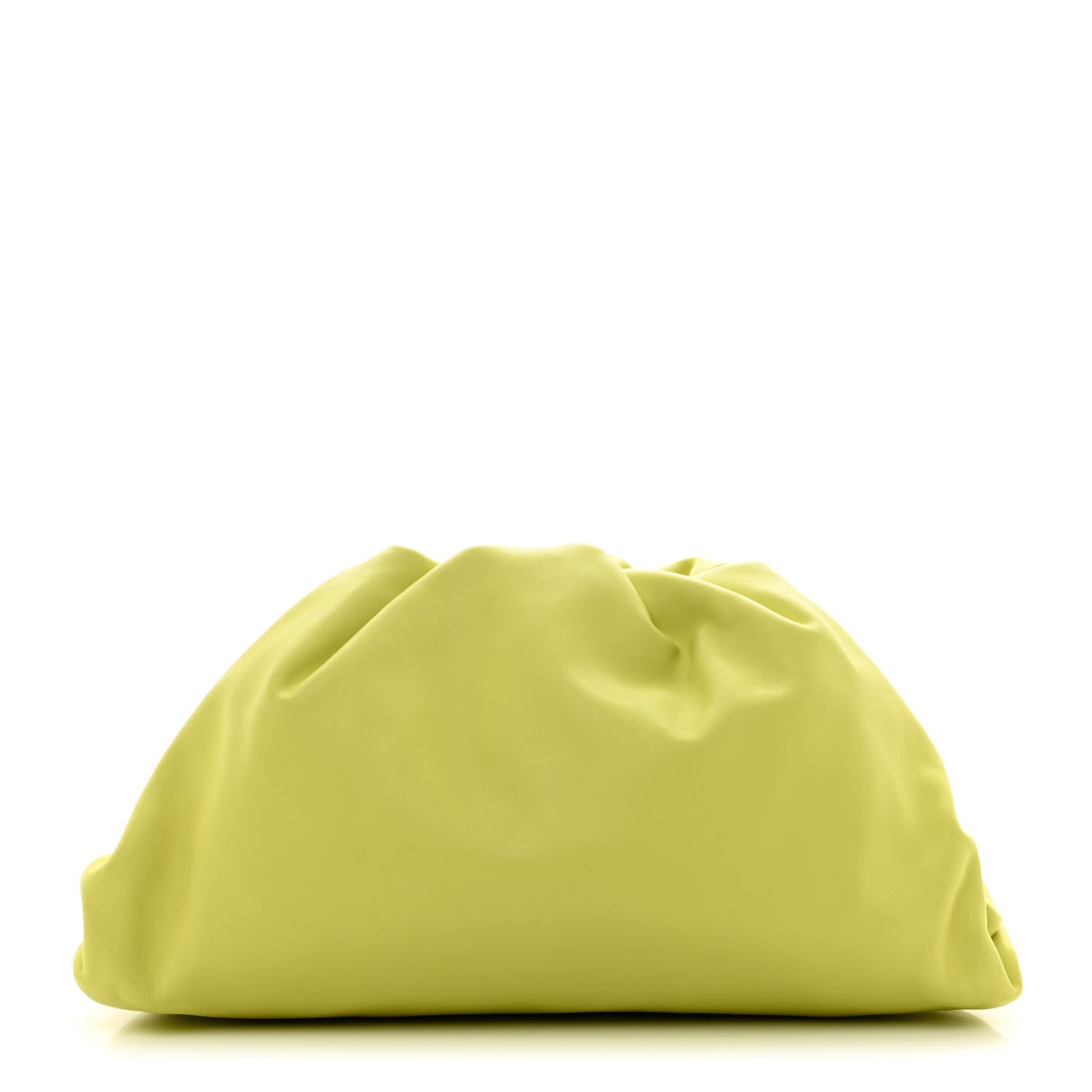 Bottega Veneta Smooth Butter Calf The Pouch Oversized Clutch Kiwi 1 of 7