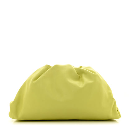 Bottega Veneta Smooth Butter Calf The Pouch Oversized Clutch Kiwi 1 of 7