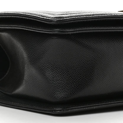 Chanel Caviar Quilted Medium Boy Flap Black 7 of 8
