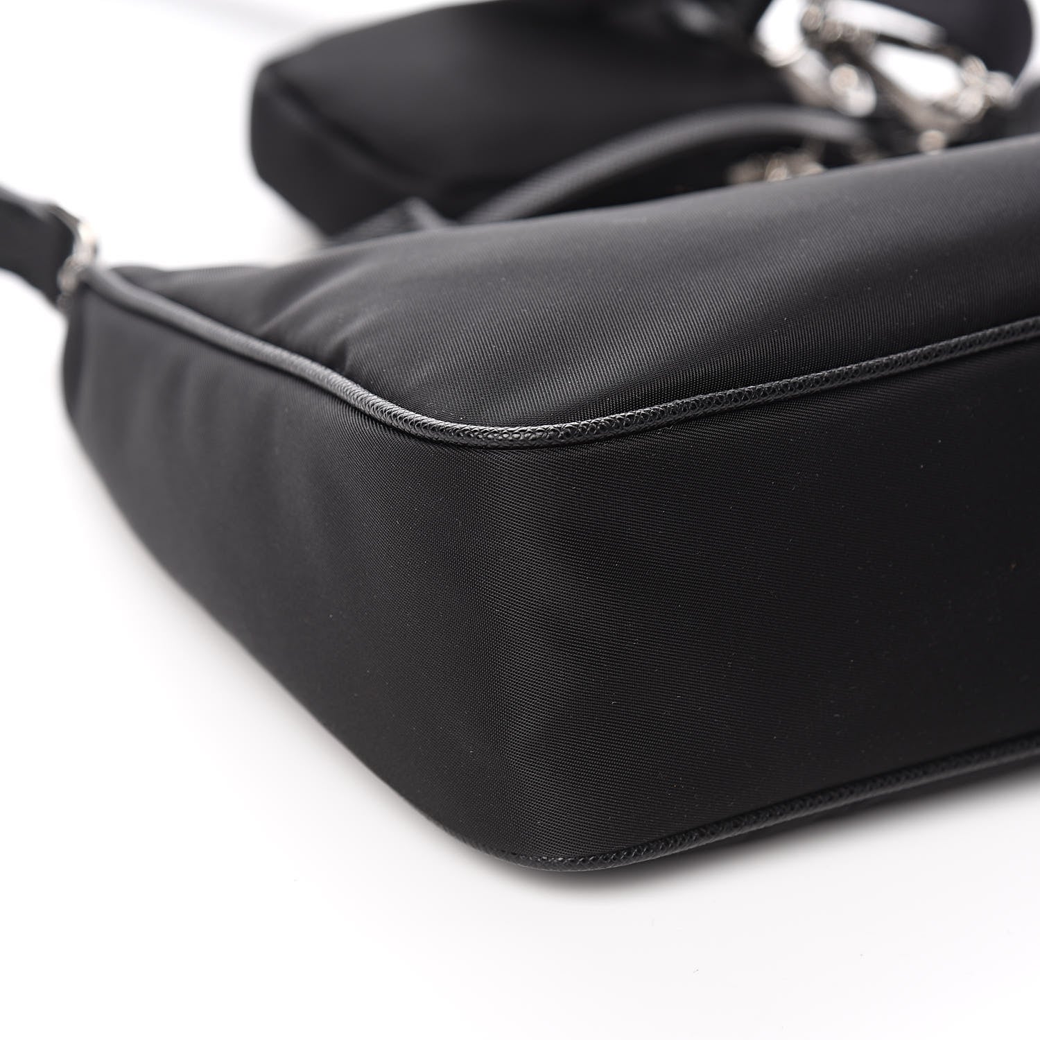 Prada Nylon Re-Edition 2005 Shoulder Bag Black 7 of 9
