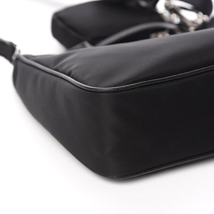 Prada Nylon Re-Edition 2005 Shoulder Bag Black 7 of 9