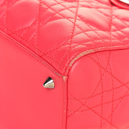 Christian Dior Lambskin Cannage Medium Lady Dior Pink 10 of 18