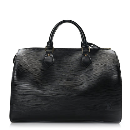 Louis Vuitton Epi Speedy 35 Black 1 of 13