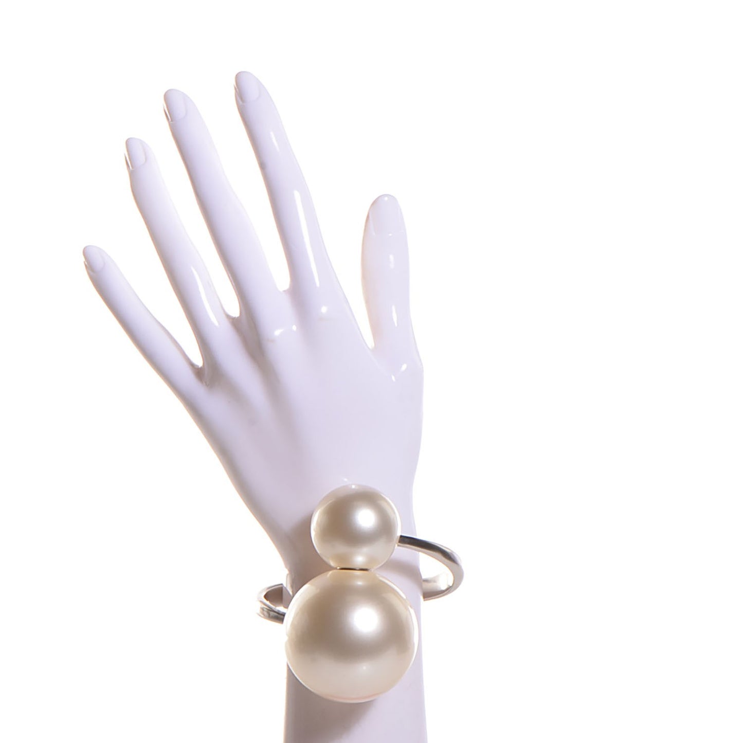 Double Pearl Cuff Gold