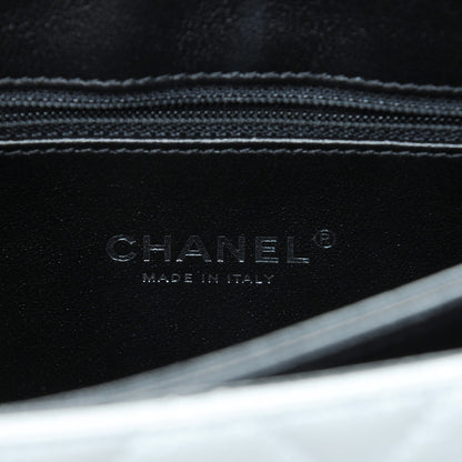 Chanel Metallic Sheepskin Quilted Beauty Lock Flap Silver 6 of 11