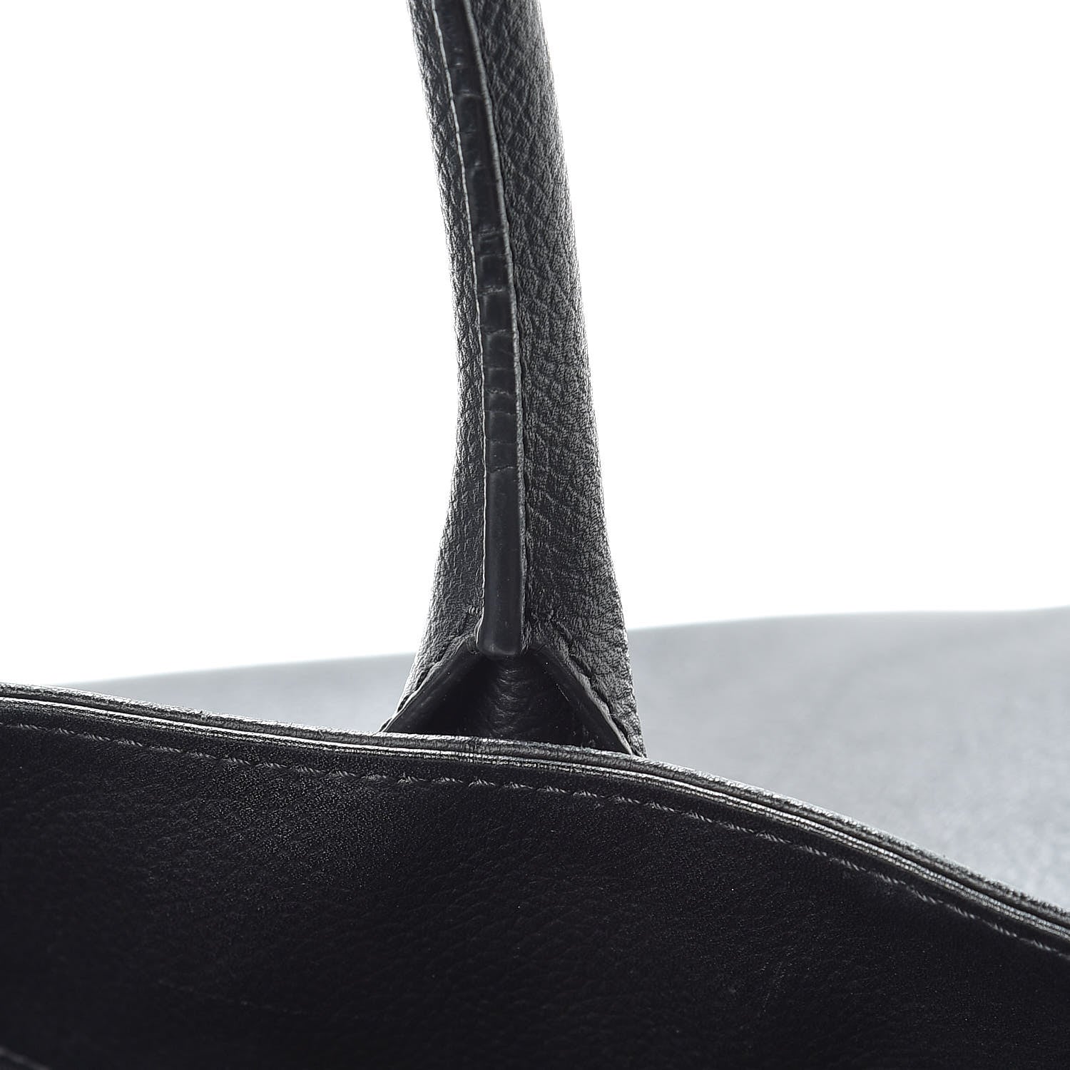 Chanel Calfskin Tall Cerf Tote Black 15 of 32