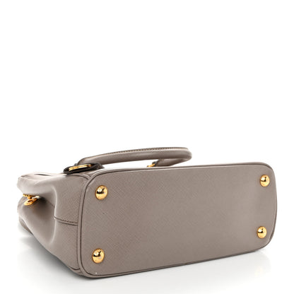 Prada Saffiano Small Galleria Double Zip Tote Argilla 4 of 15