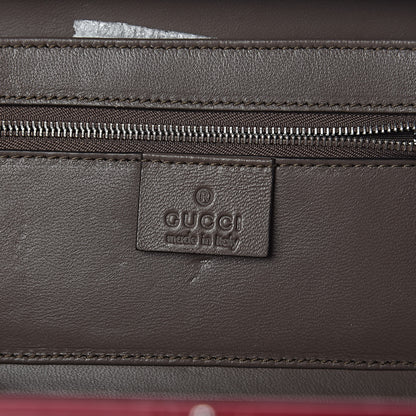 Gucci Crocodile Box Clutch Cherry 6 of 7