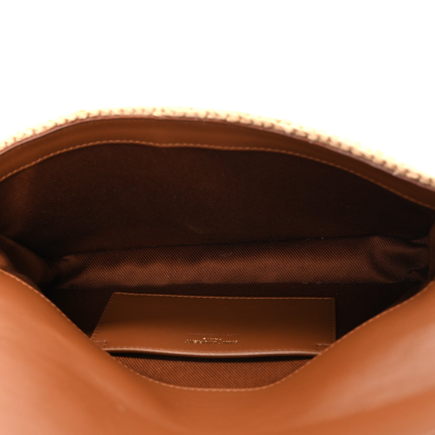 Saint Laurent Raffia Calfskin Medium Monogram Solferino Satchel 5 of 12