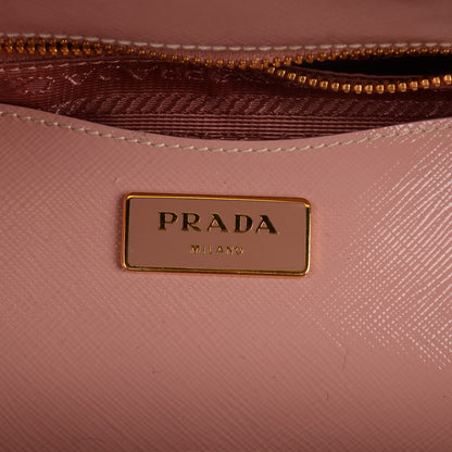 Prada Saffiano Vernice Turn Lock Tote Orchidea 6 of 10