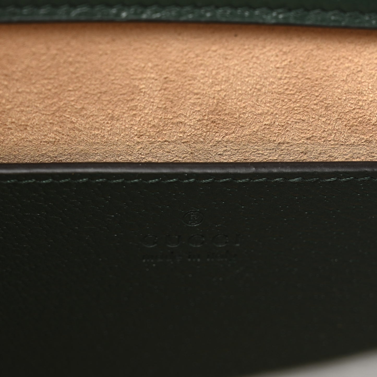 Textured Dollar Calfskin Web Small Diana Tote Bag Vintage Green Powder Pink