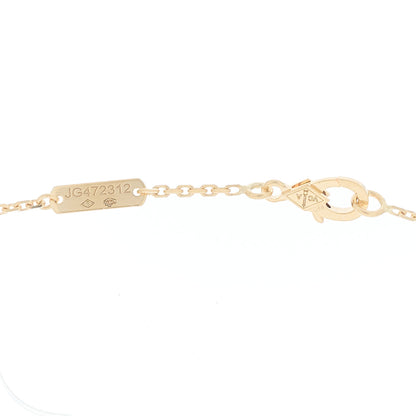 Van Cleef & Arpels 18K Yellow Gold Black Onyx Vintage Alhambra Pendant Necklace 5 of 6
