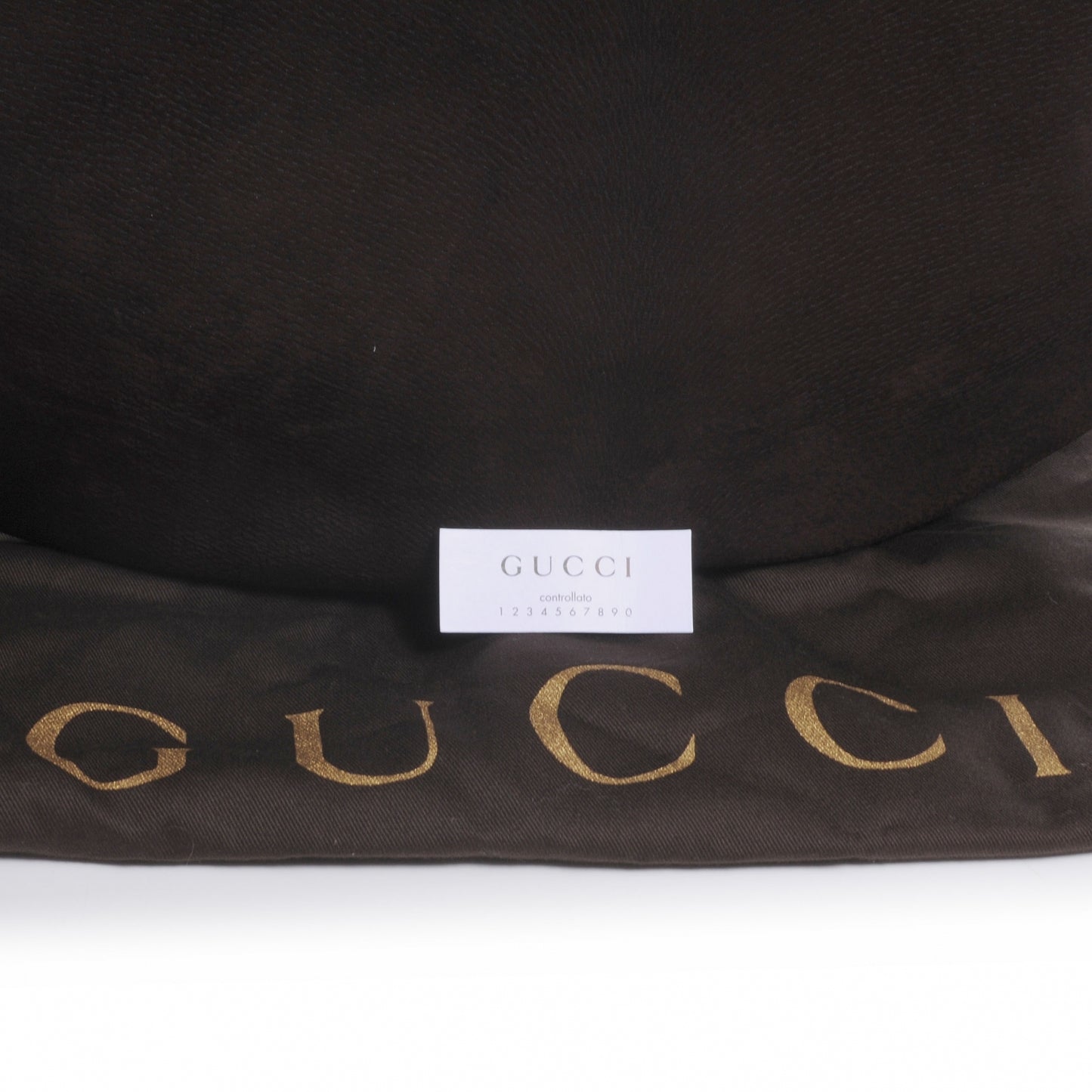 Nubuck Suede Large Web Messenger Bag Dark Brown