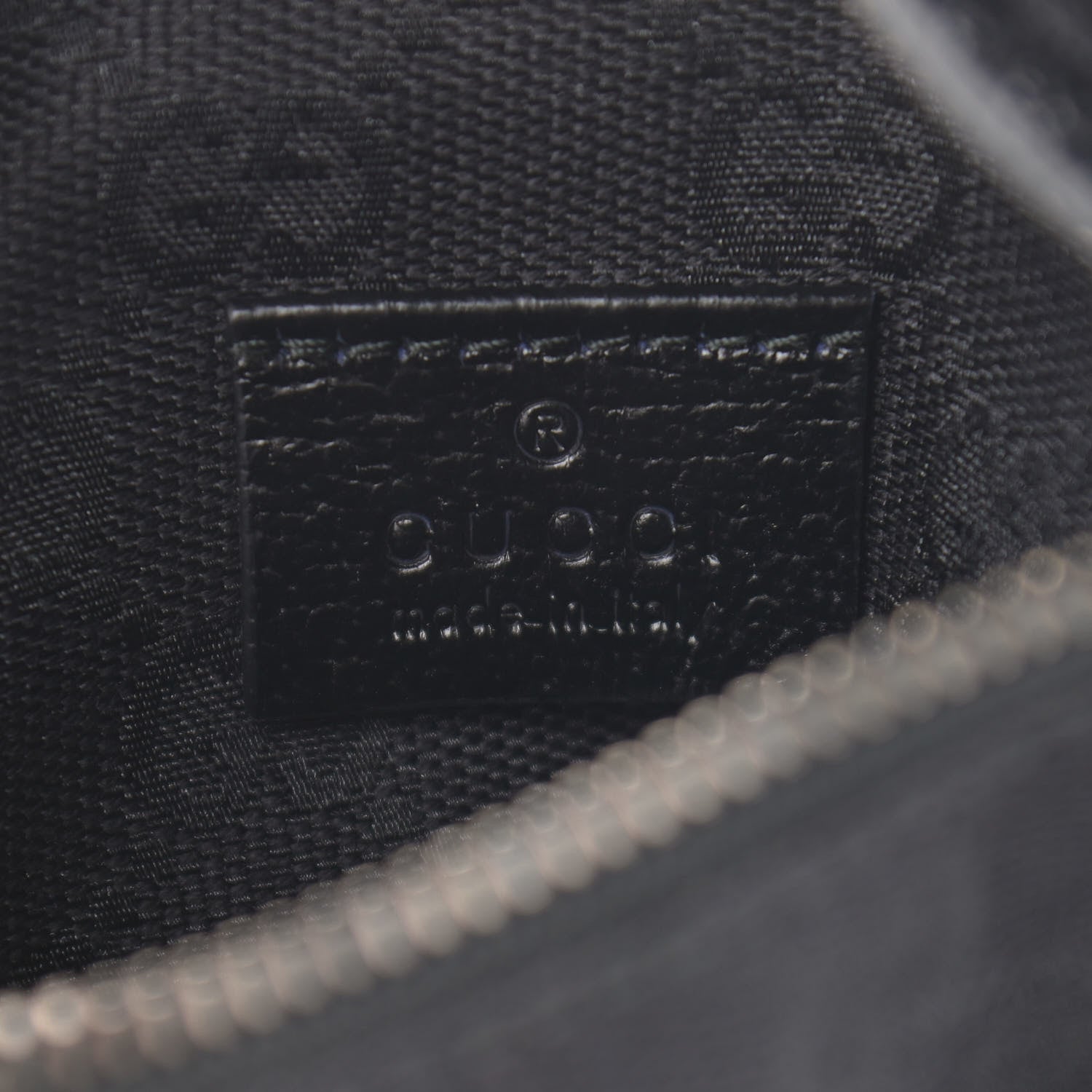 Gucci GG Monogram Web Double Pocket Belt Bag Black 8 of 12