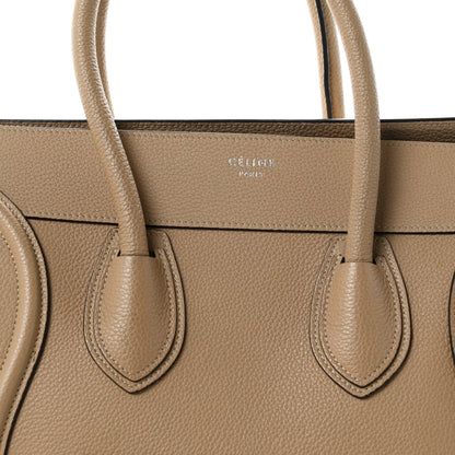 Celine Drummed Calfskin Mini Luggage Dune 8 of 10