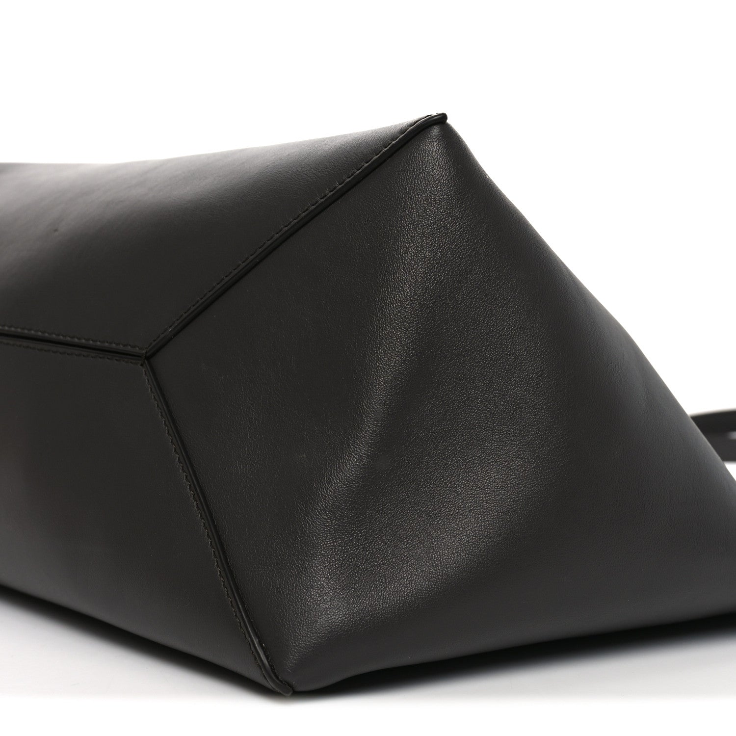 Loewe Shiny Calfskin Large Puzzle Fold Tote Dark Grey 9 of 9