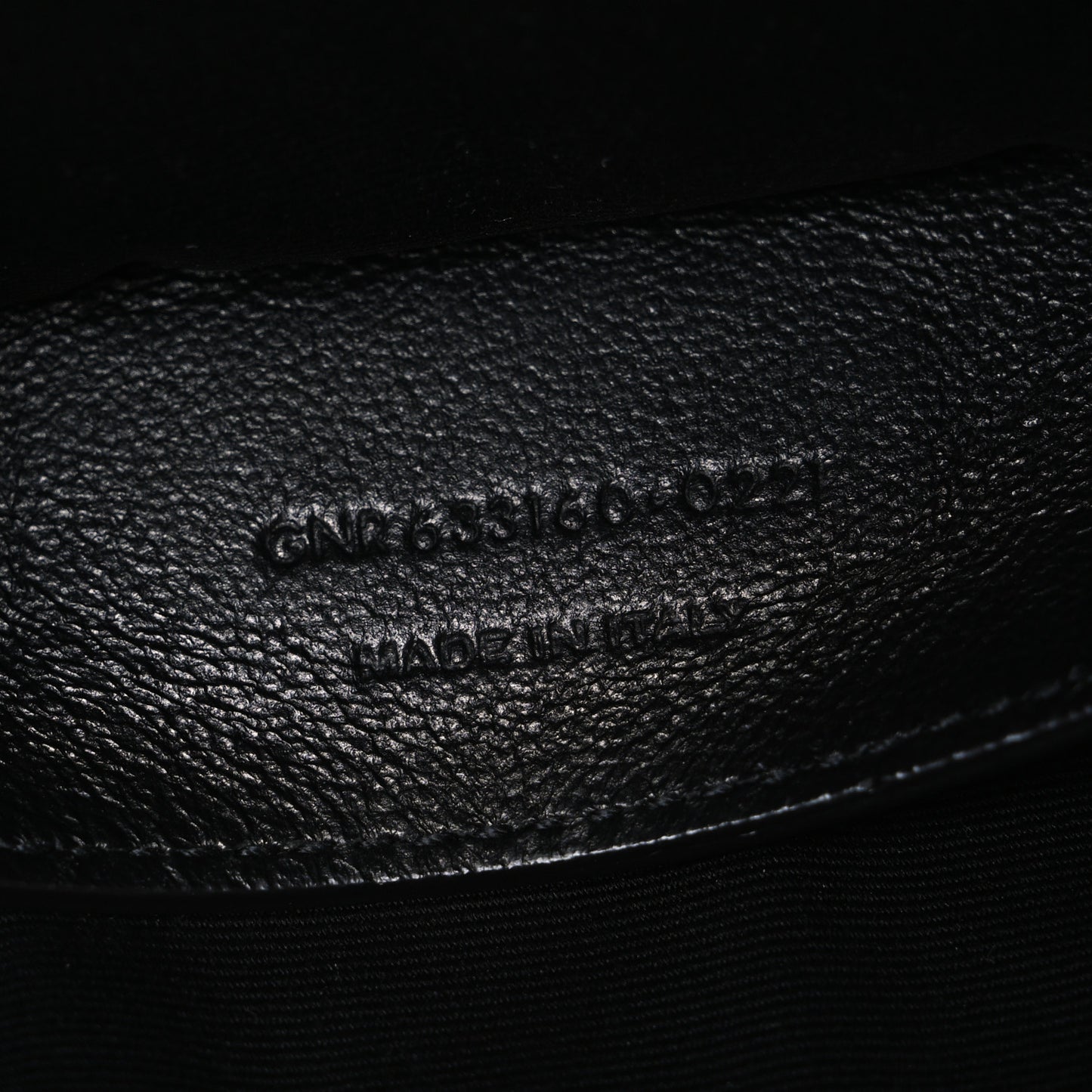 Crinkled Calfskin Matelasse Monogram Baby Niki Chain Satchel Black