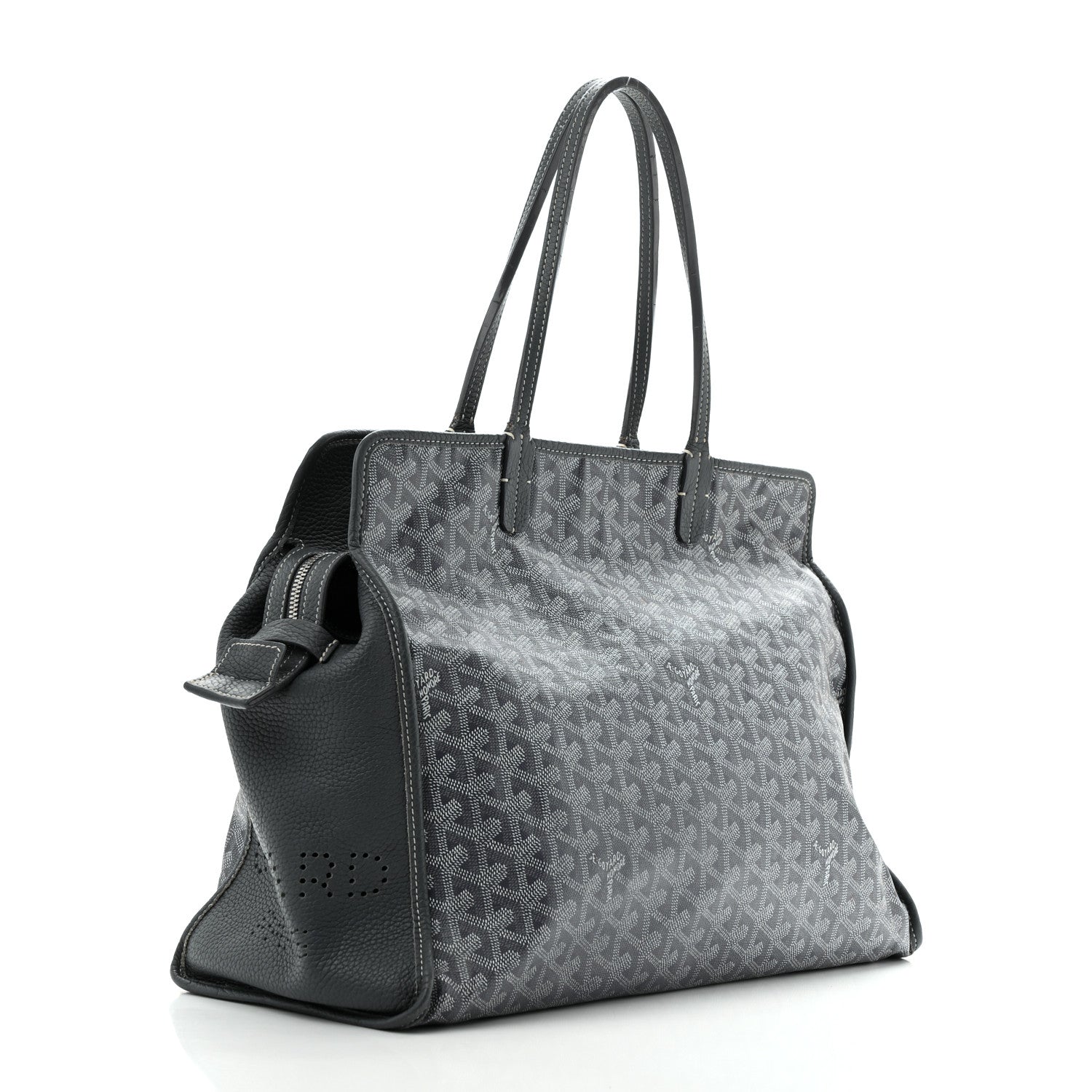 Goyard Goyardine Sac Hardy Pet Carrier PM Grey 4 of 13