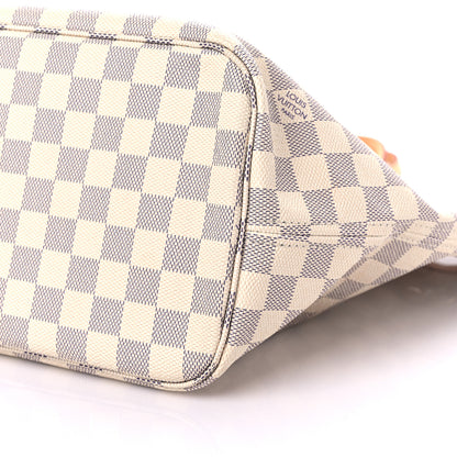 Louis Vuitton Damier Azur Neo Neverfull MM Rose Ballerine 9 of 22