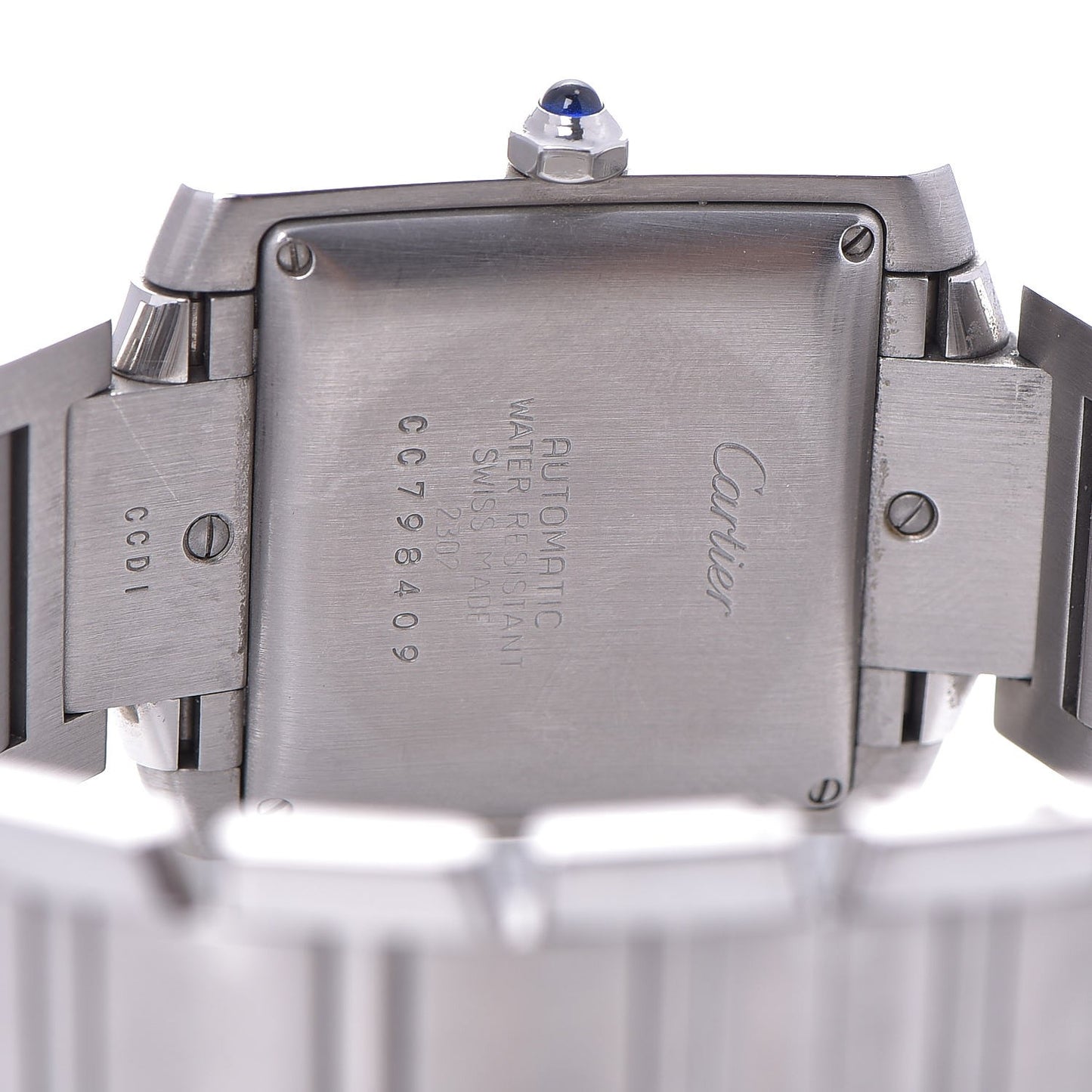 Stainless Steel 28mm Tank Francaise Automatic Watch