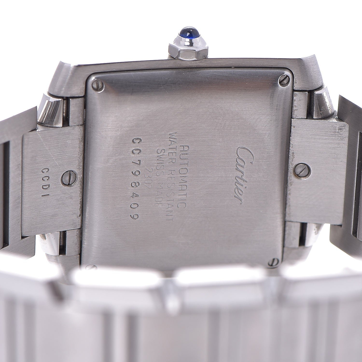 Cartier Stainless Steel 28mm Tank Francaise Automatic Watch 13 of 16