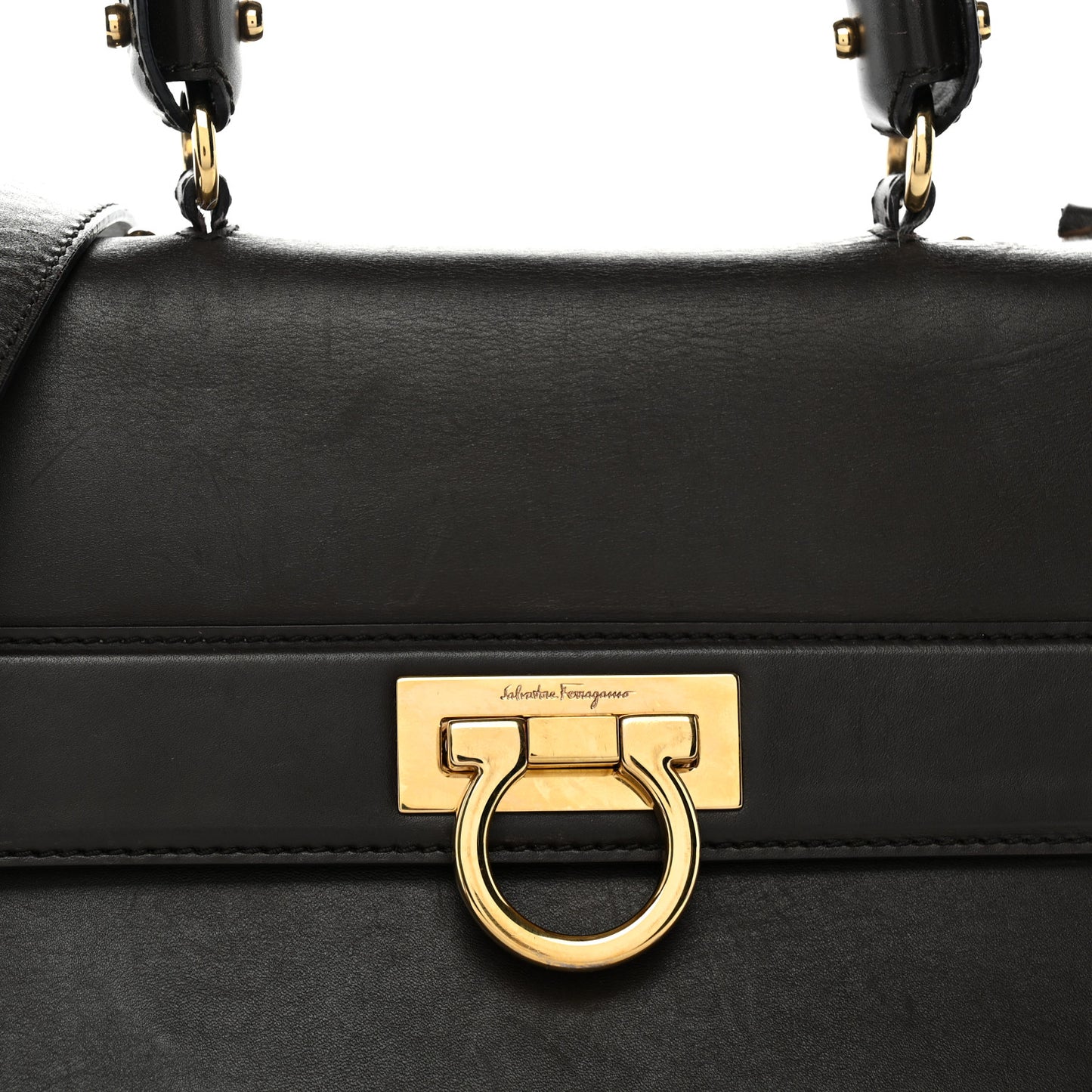 Calfskin Medium Sofia Shoulder Bag Brown