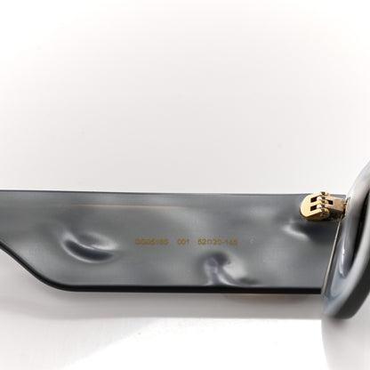 Gucci Acetate Rectangular Sunglasses GG0516S Black 8 of 9